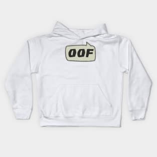 OOF Speech Bubble Kids Hoodie